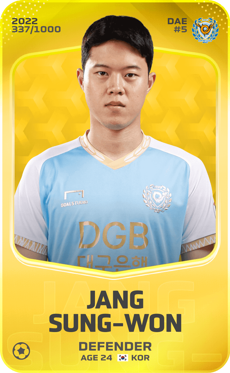 Jang Sung-Won 2022-23 • Limited 337/1000