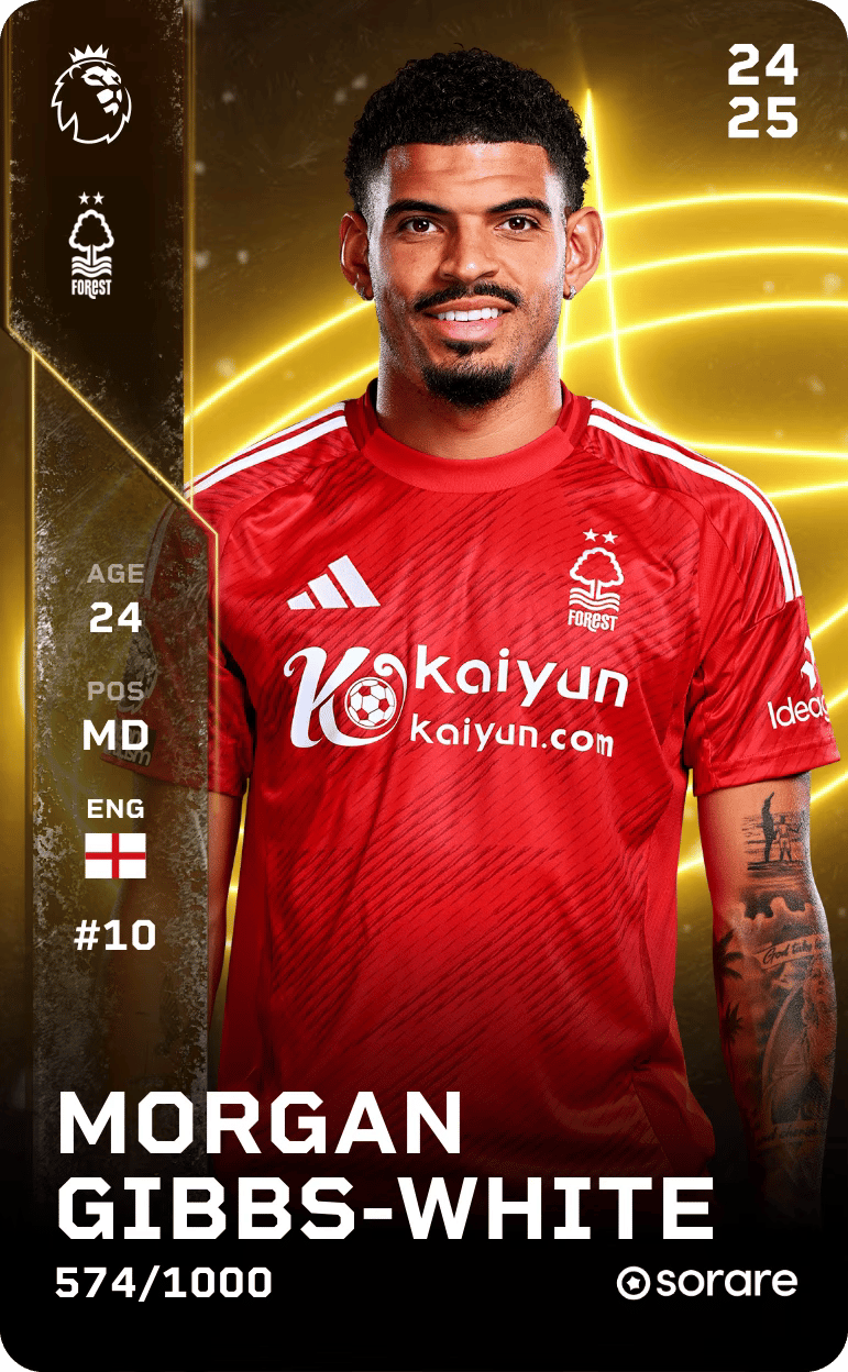 Morgan Gibbs-White 2024-25 • Limited 574/1000
