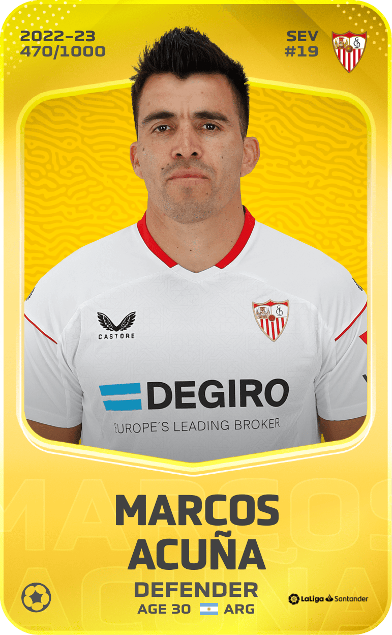 Marcos Acuña 2022-23 • Limited 470/1000