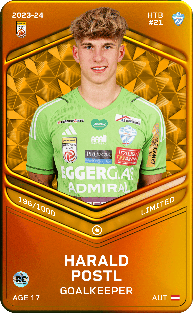 Harald Postl 2023-24 • Limited 196/1000