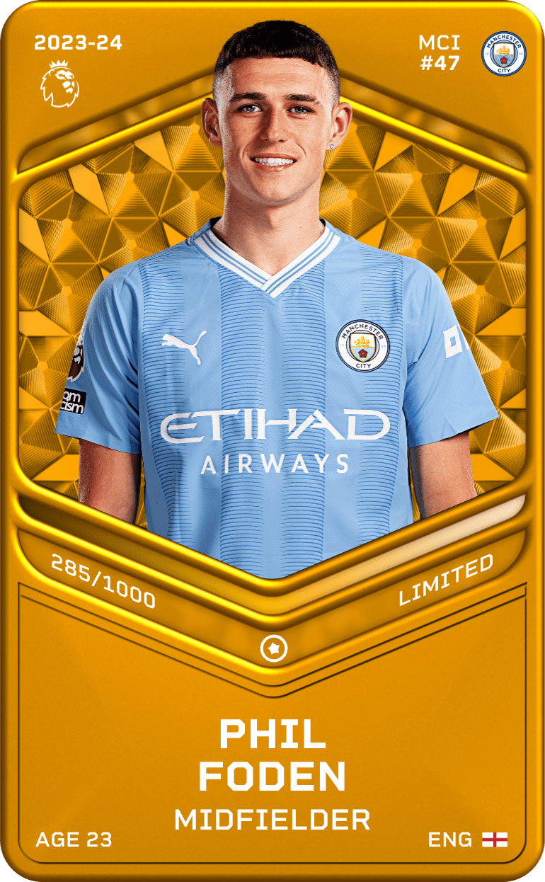 Phil Foden 2023-24 • Limited 285/1000