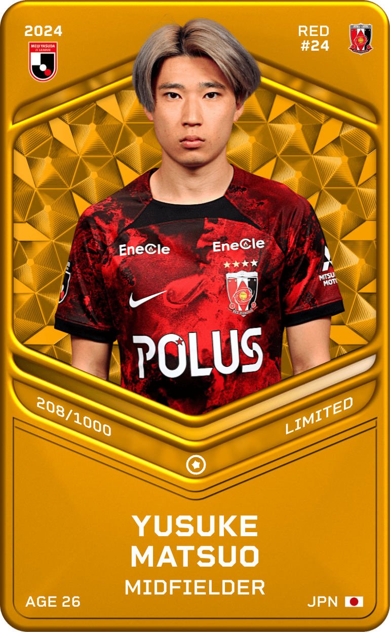 Yusuke Matsuo 2024-25 • Limited 208/1000