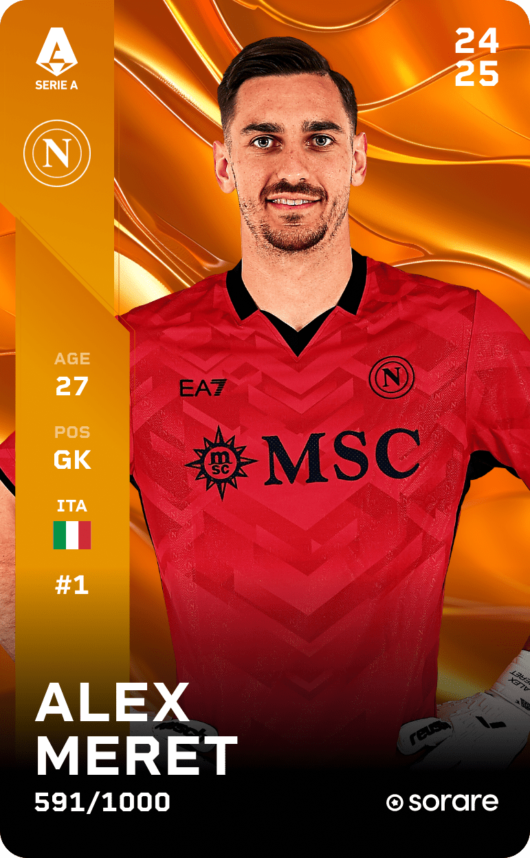 Alex Meret 2024-25 • Limited 591/1000