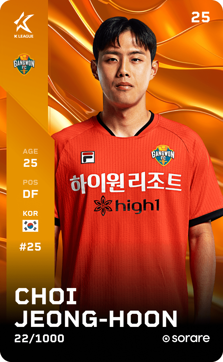 Choi Jeong-Hoon 2025-26 • Limited 22/1000