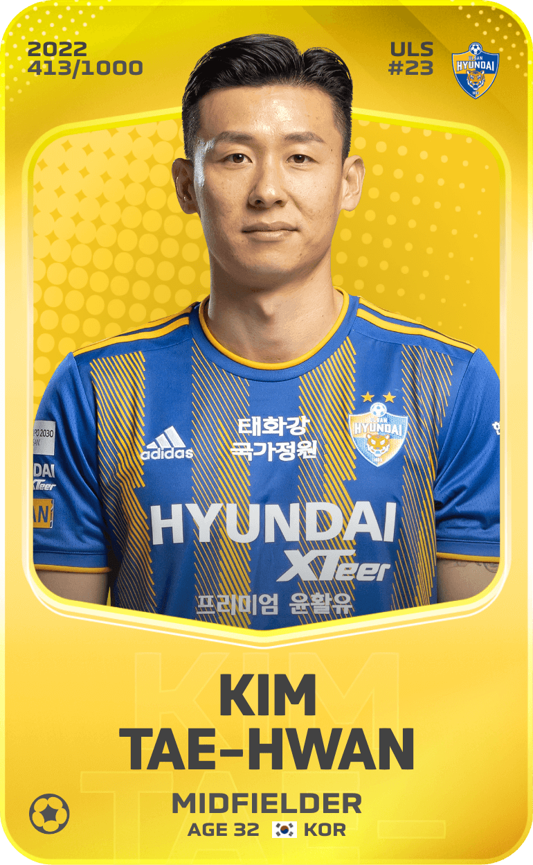 Kim Tae-Hwan 2022-23 • Limited 413/1000