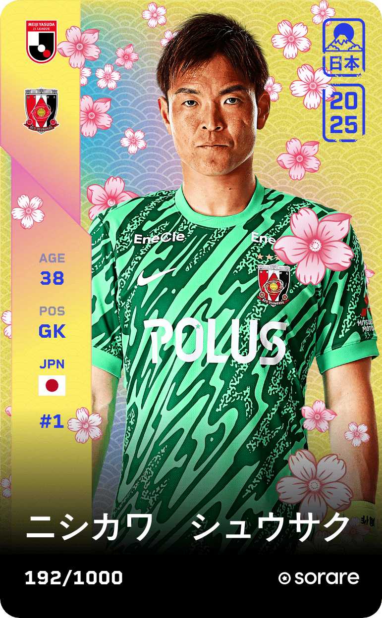 Shusaku Nishikawa 2025-26 • Limited 192/1000