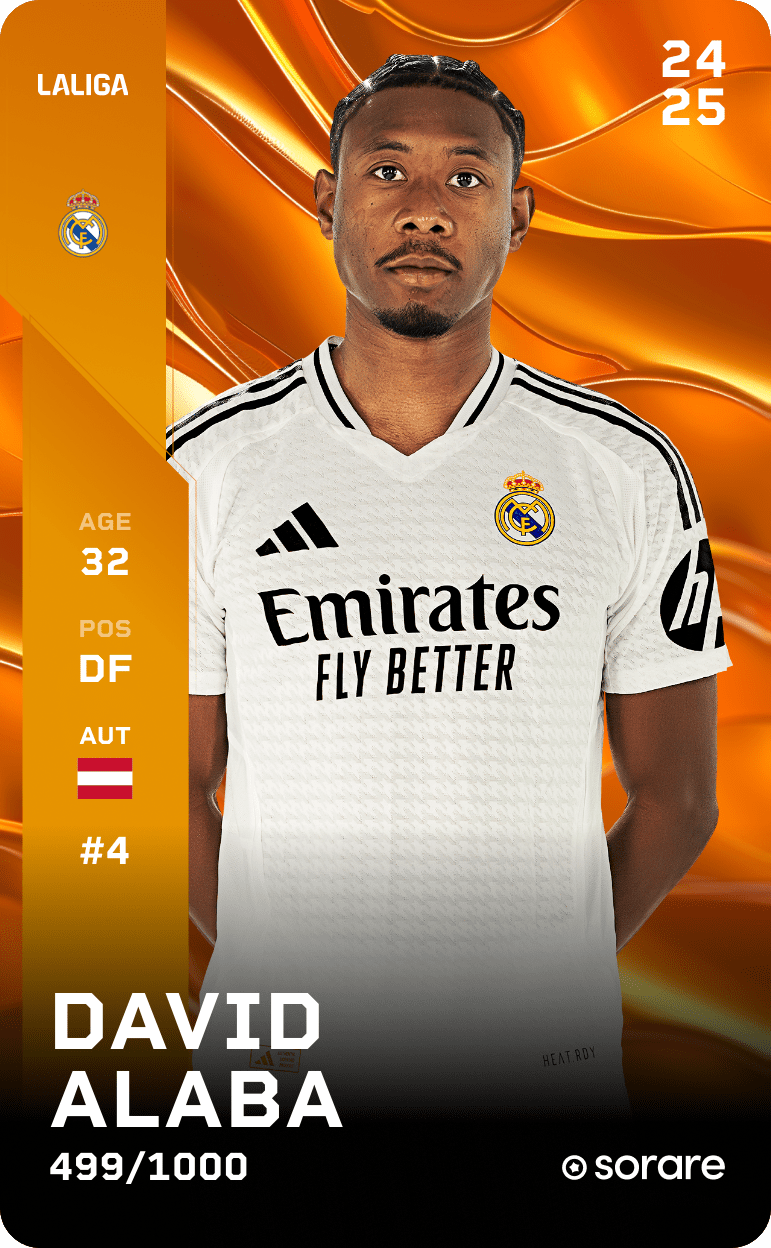 David Alaba 2024-25 • Limited 499/1000