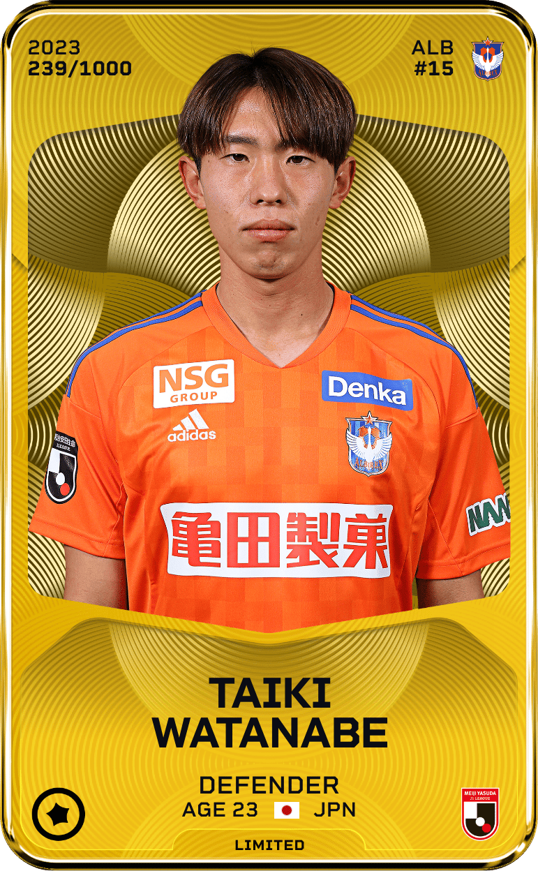 Taiki Watanabe 2023-24 • Limited 239/1000