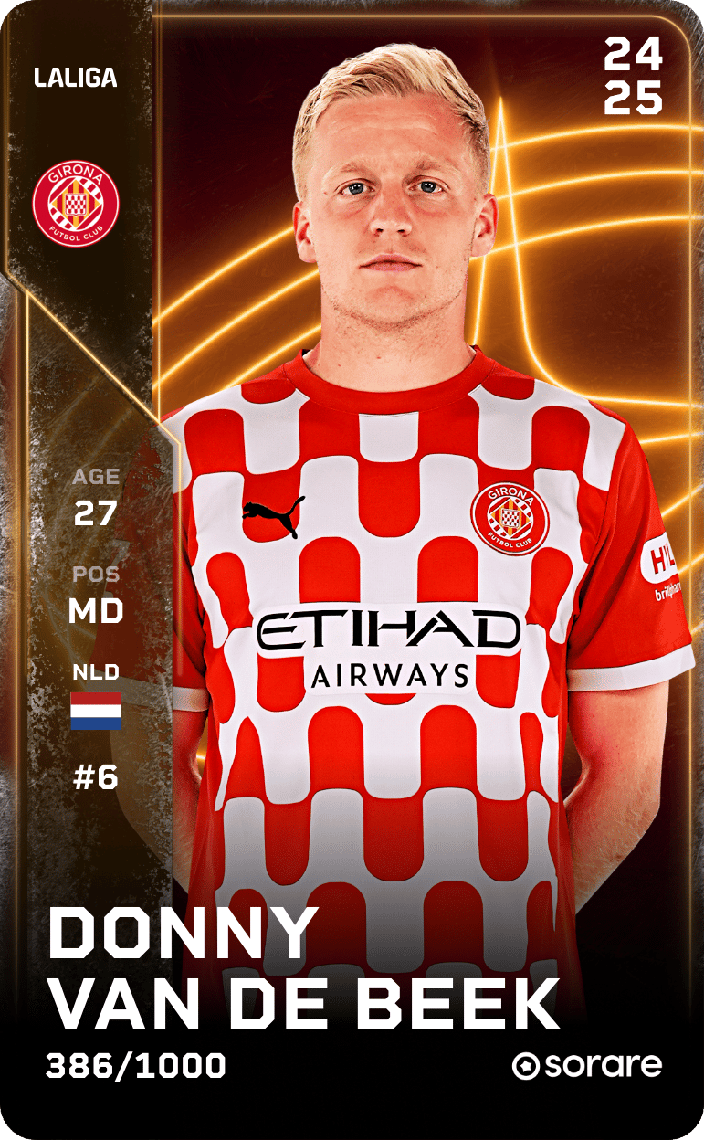 Donny van de Beek 2024-25 • Limited 386/1000