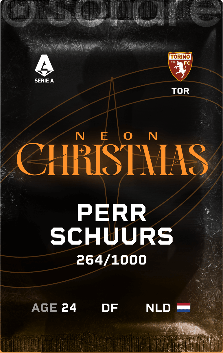Perr Schuurs 2024-25 • Limited 264/1000