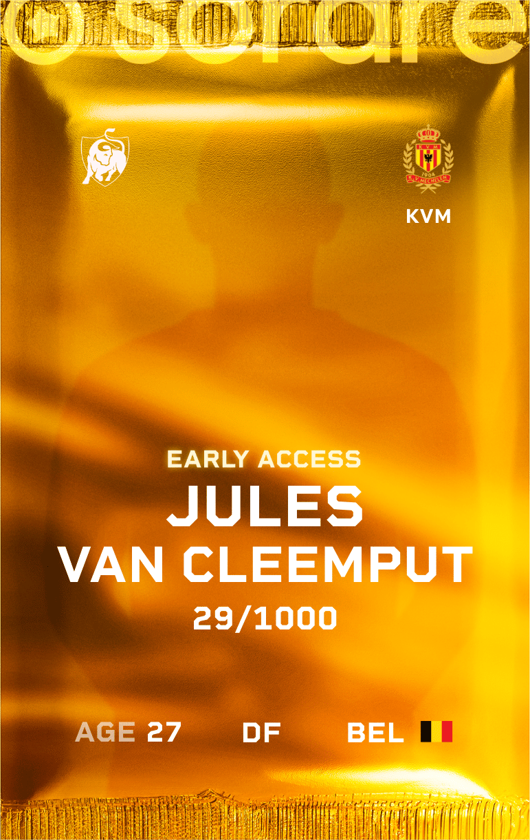 Jules Van Cleemput 2024-25 • Limited 29/1000