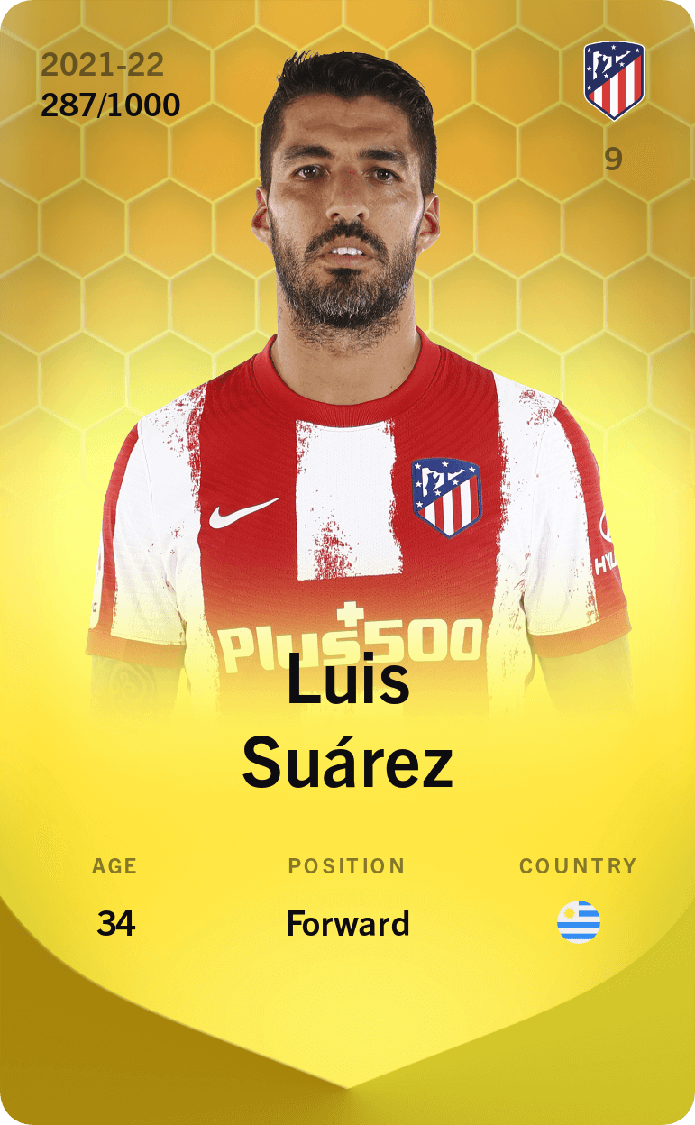 Luis Suárez 2021-22 • Limited 287/1000