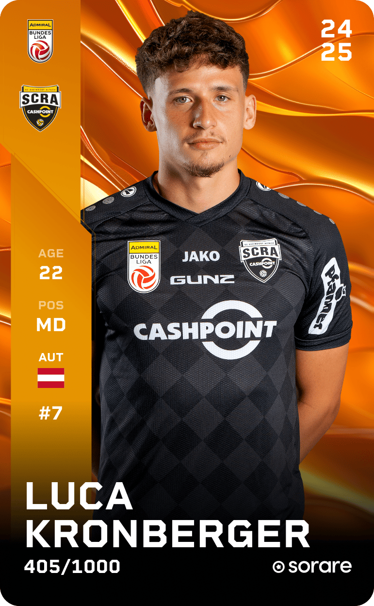 Luca Kronberger 2024-25 • Limited 405/1000