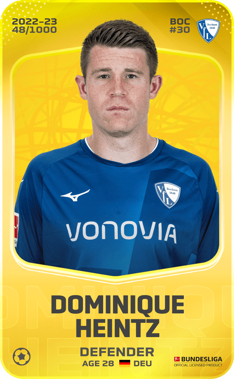Dominique Heintz 2022-23 • Limited 48/1000