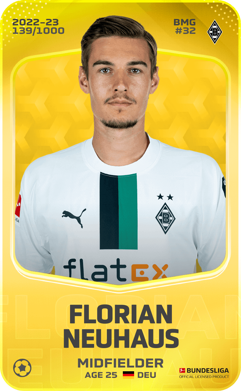 Florian Neuhaus 2022-23 • Limited 139/1000