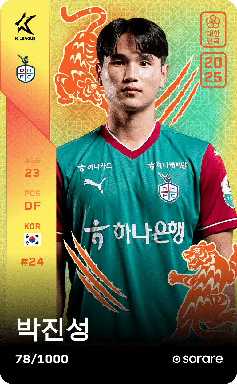 Park Jin-Seong 2025-26 • Limited 78/1000