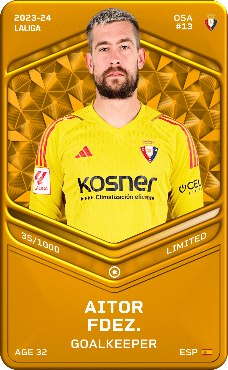 AITOR FDEZ. 2023-24 • Limited 35/1000
