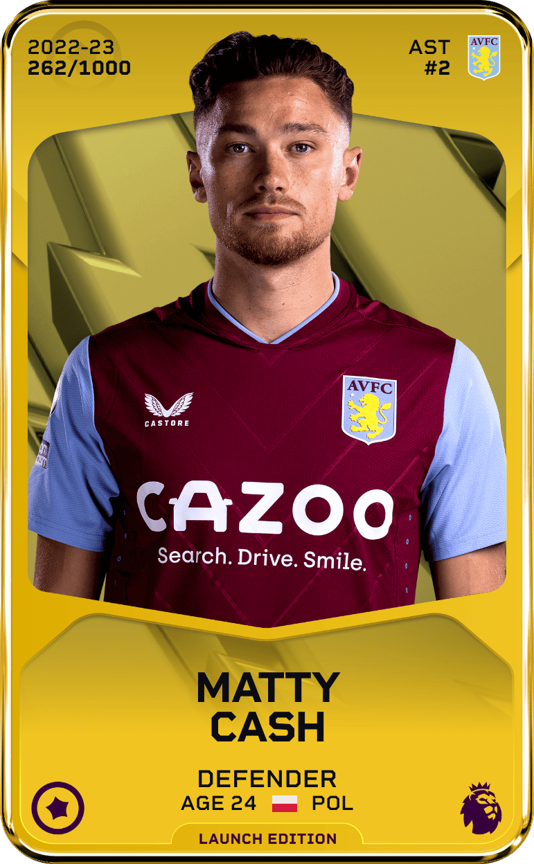 Matty Cash 2022-23 • Limited 262/1000