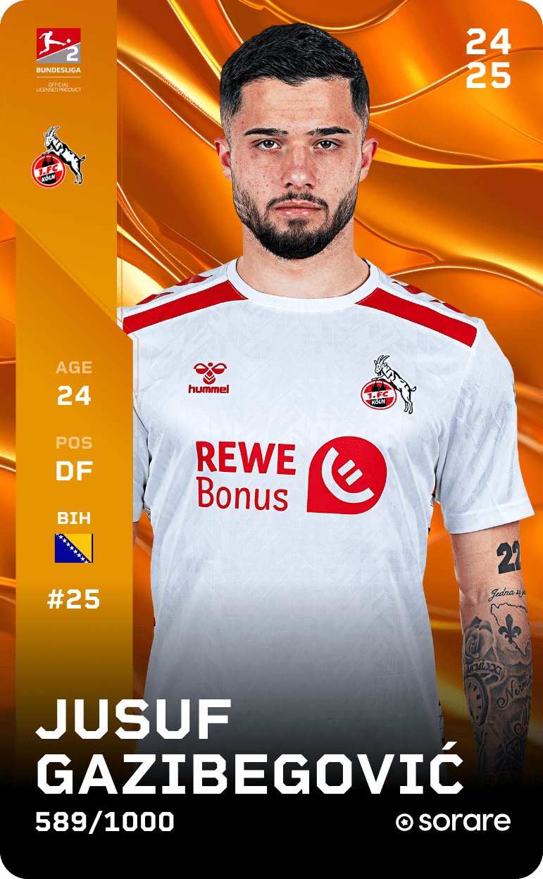 Jusuf Gazibegović 2024-25 • Limited 589/1000