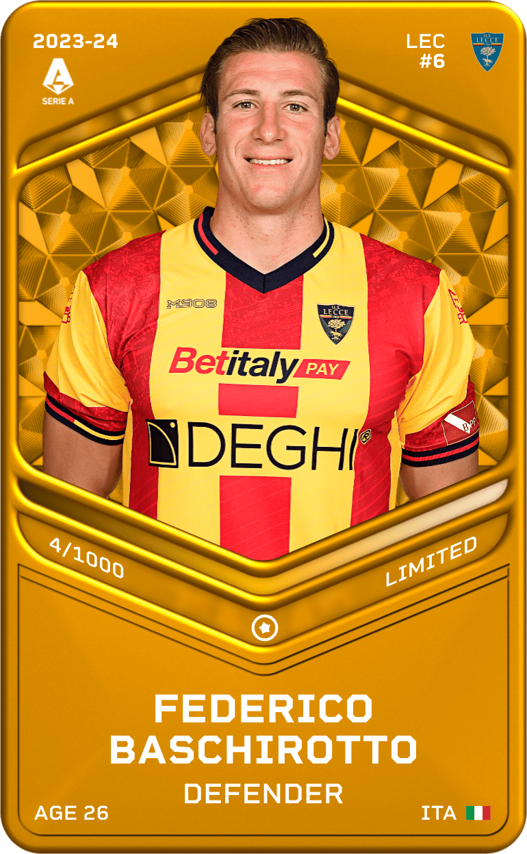 Federico Baschirotto 2023-24 • Limited 4/1000
