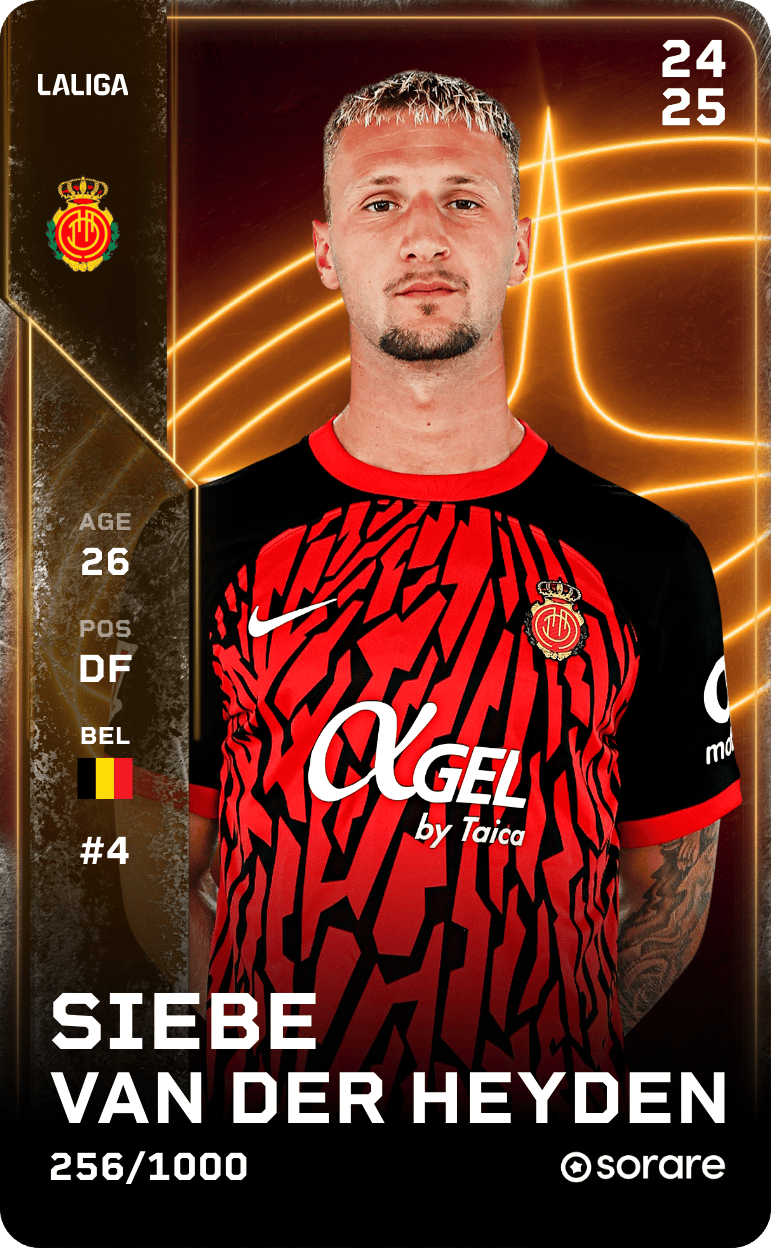 Siebe Van der Heyden 2024-25 • Limited 256/1000
