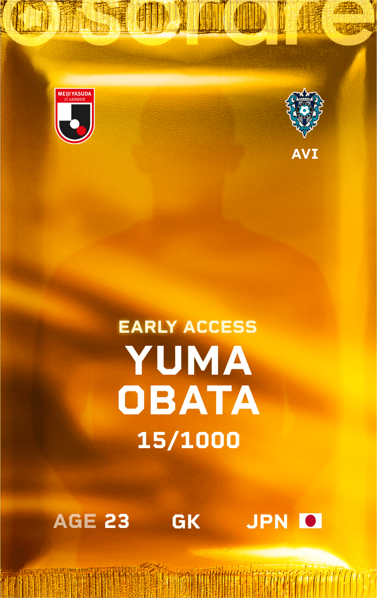 Yuma Obata 2025-26 • Limited 15/1000