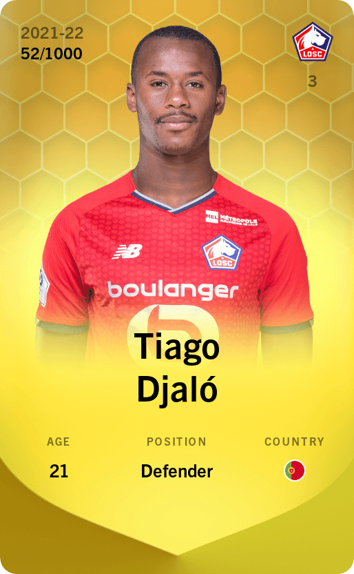 Tiago Djaló 2021-22 • Limited 52/1000