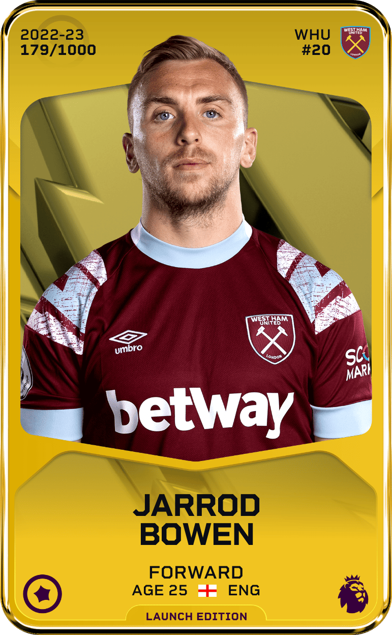 Jarrod Bowen 2022-23 • Limited 179/1000