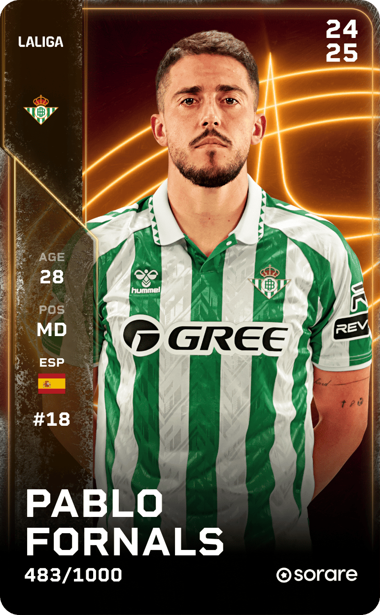 Pablo Fornals 2024-25 • Limited 483/1000