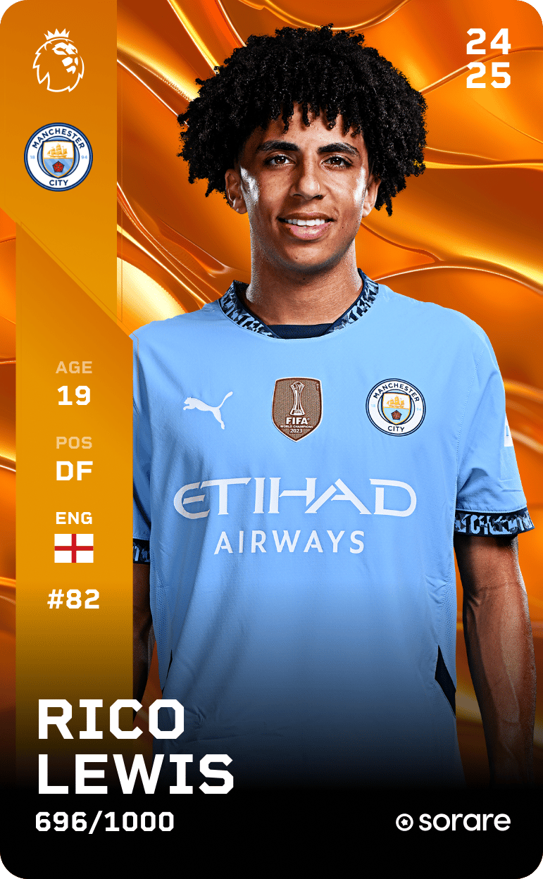 Rico Lewis 2024-25 • Limited 696/1000