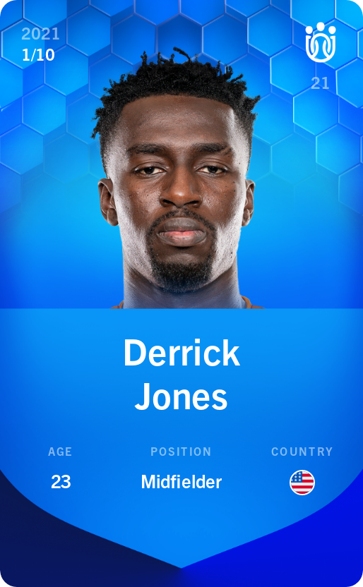 Sorare - Sorare Official - Derrick Jones 2021-22 • Super Rare 1/10 - NFT # 64274633552242503756751964359638102262694838900870172649718595935082989518955
