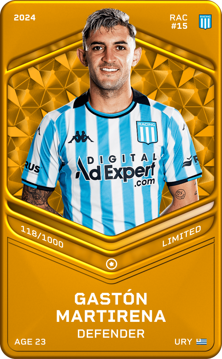 Gastón Martirena 2024-25 • Limited 118/1000