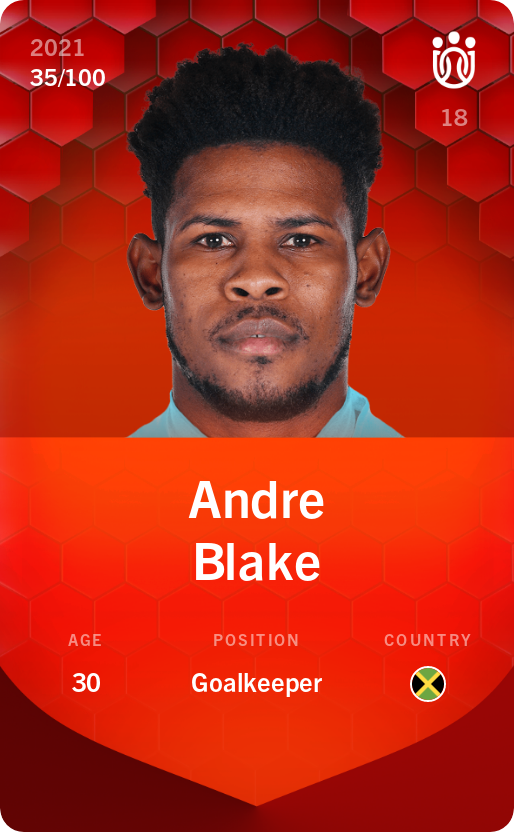 Sorare - Sorare Official - Andre Blake 2021-22 • Rare 35/100 - NFT # 45051111851362937770159032317715171216566886595060698378413095286000688143716