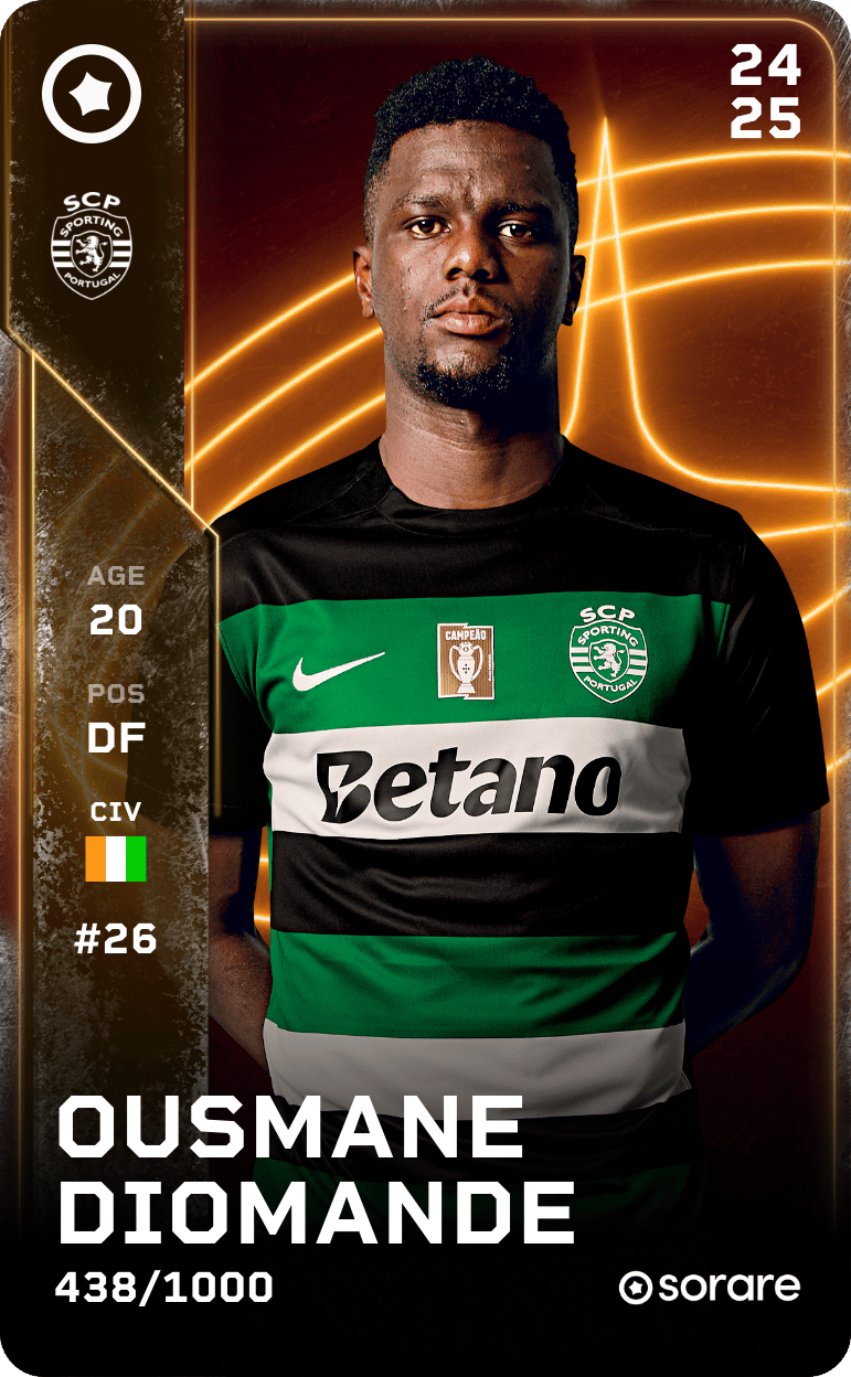 Ousmane Diomande 2024-25 • Limited 438/1000
