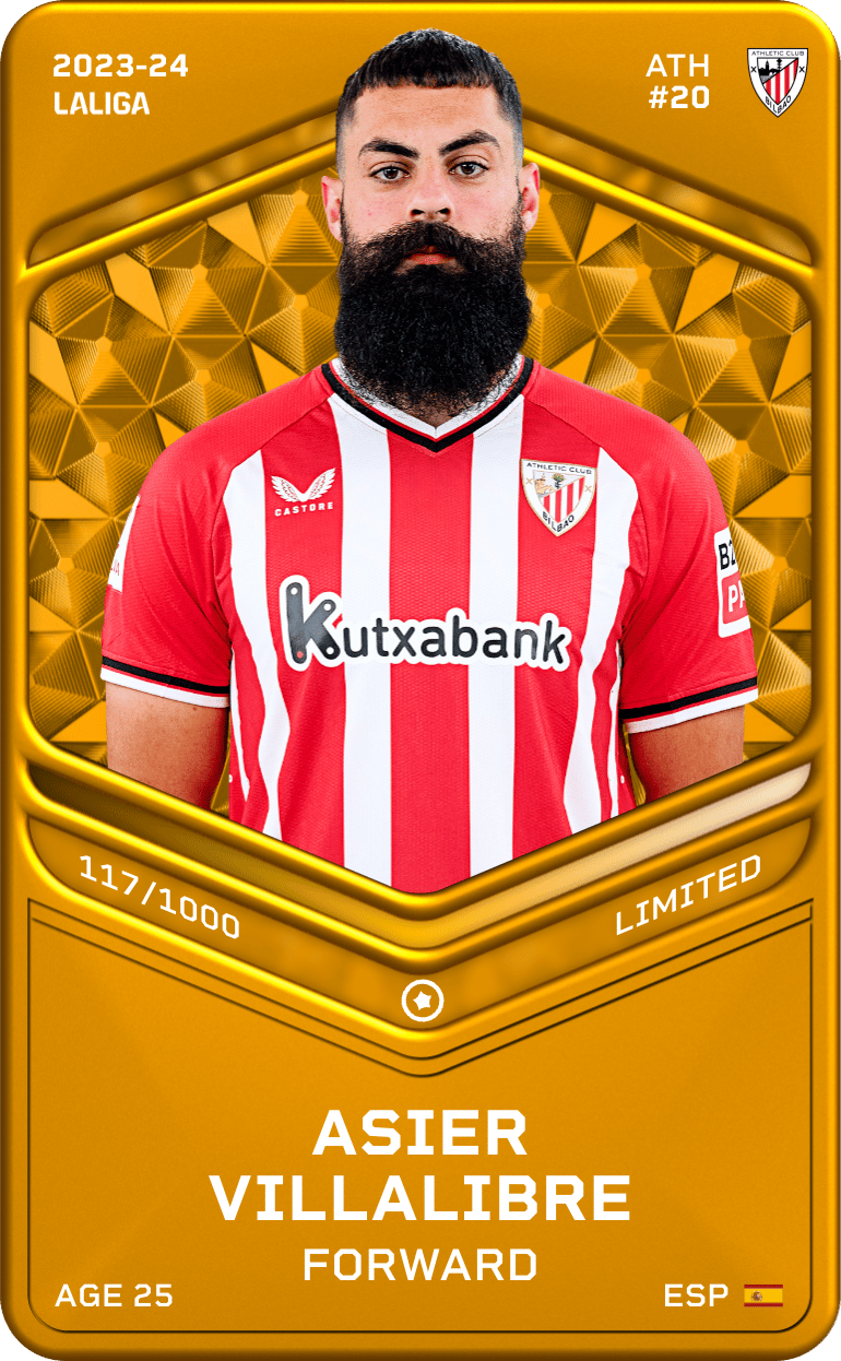 Asier Villalibre 2023-24 • Limited 117/1000