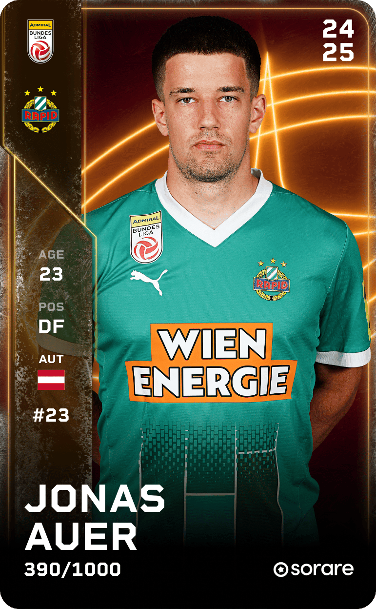 Jonas Auer 2024-25 • Limited 390/1000