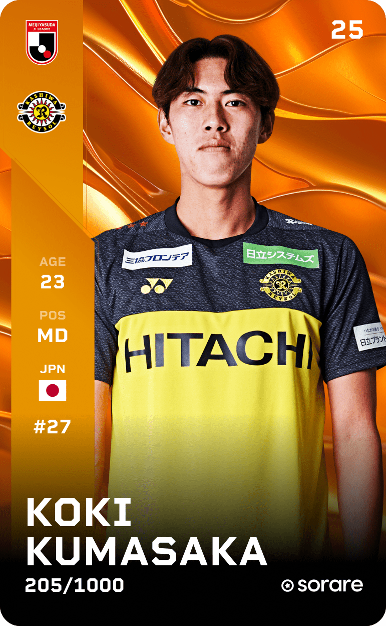 Koki Kumasaka 2025-26 • Limited 205/1000