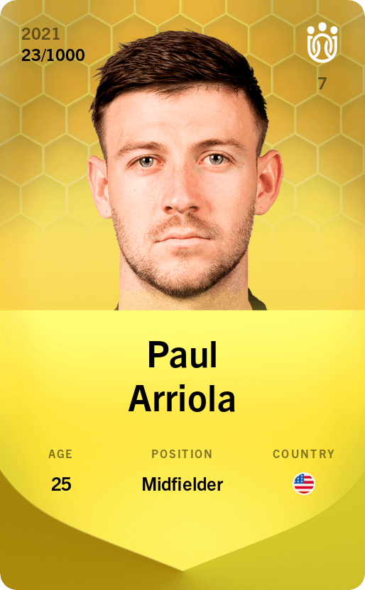 Paul Arriola 2021-22 • Limited 23/1000