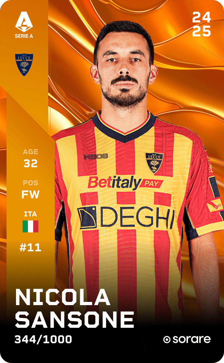 Nicola Sansone 2024-25 • Limited 344/1000
