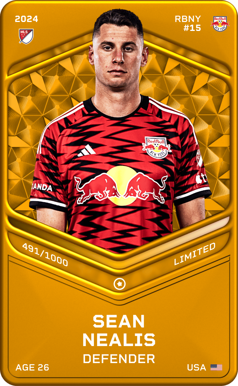 Sean Nealis 2024-25 • Limited 491/1000
