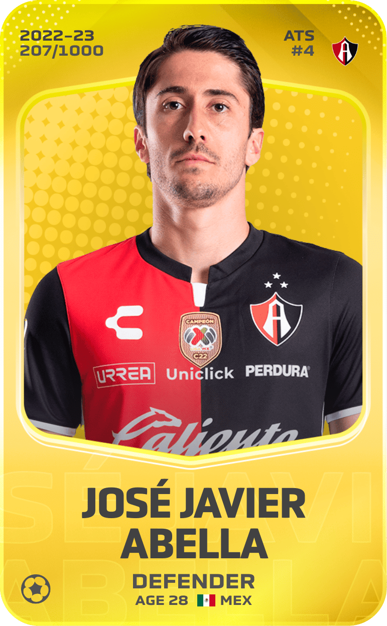 José Javier Abella 2022-23 • Limited 207/1000