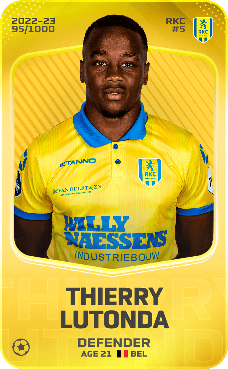 Thierry Lutonda 2022-23 • Limited 95/1000