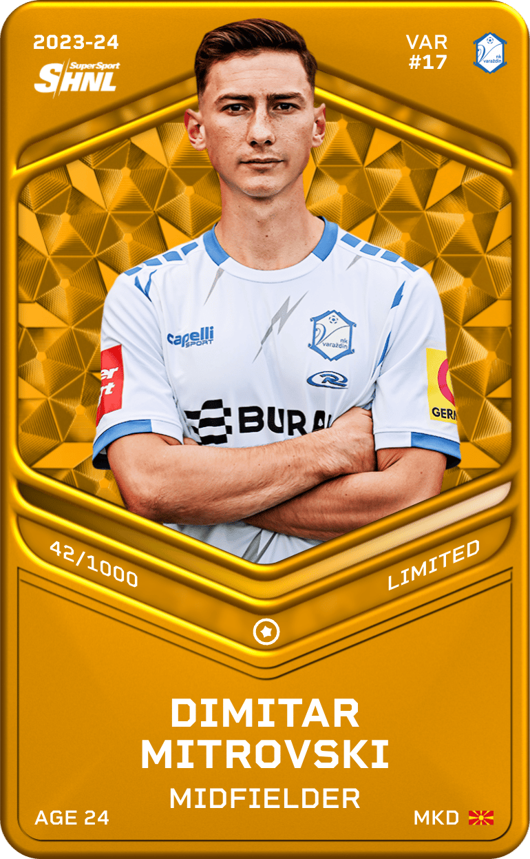Dimitar Mitrovski 2023-24 • Limited 42/1000