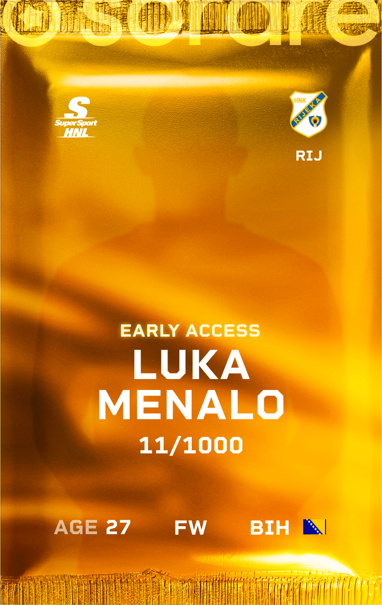 Luka Menalo 2024-25 • Limited 11/1000