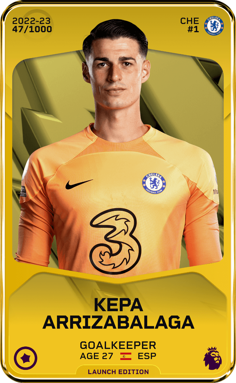 Kepa Arrizabalaga 2022-23 • Limited 47/1000