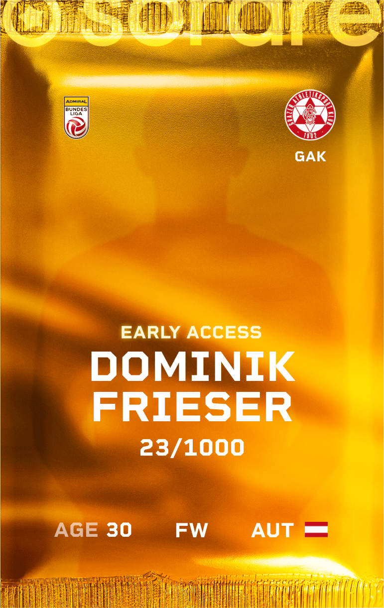Dominik Frieser 2024-25 • Limited 23/1000