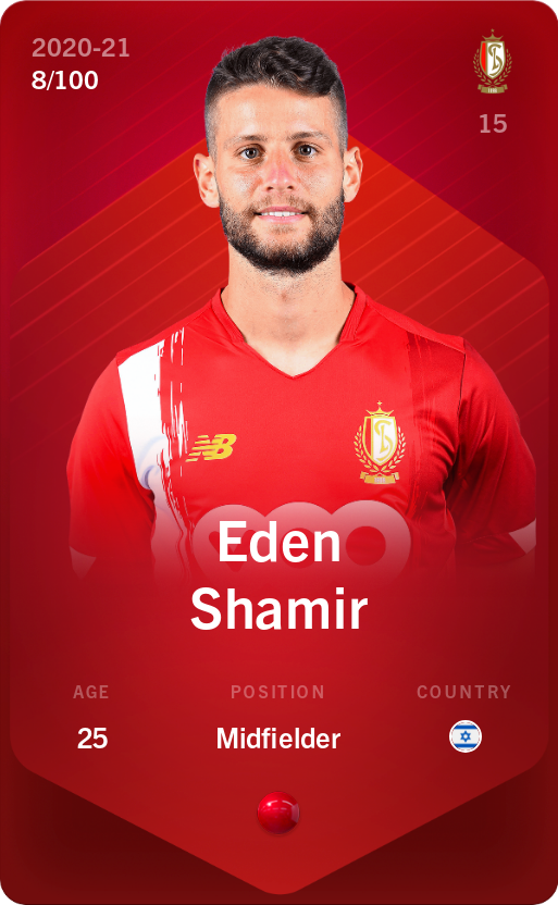 Sorare - Sorare Official - Eden Shamir 2020-21 • Rare 8/100 - NFT # 9085631164257645368658229430121786163359539264722198391215964837178018204362