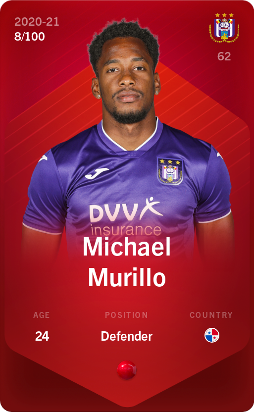 Sorare - Sorare Official - Michael Murillo 2020-21 • Rare 8/100 - NFT # 19153094924448708910477071181889433970530587634338597081586005416964429259348