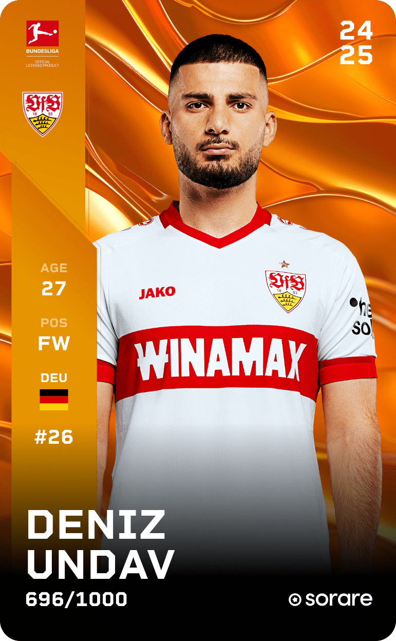 Deniz Undav 2024-25 • Limited 696/1000