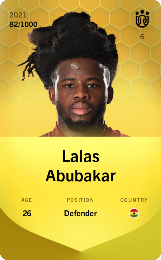 Lalas Abubakar 2021-22 • Limited 82/1000